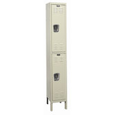 Galvanite Locker Double Tier 1 Wide (Assembled)