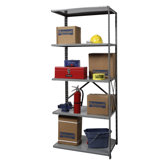 Hi-Tech Shelving Heavy-Duty Open Type Add-on Unit with 5 Shelves