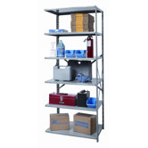 Hi-Tech Shelving Heavy-Duty Open Type Add-on Unit with 6 Shelves