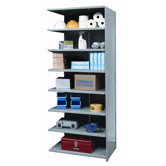 Hi-Tech Shelving Extra Heavy-Duty Closed Type Add-on Unit with 8 Shelves