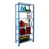 H-Post Shelving 123" High Capacity Open Type Starter Unit with 6 Shelves
