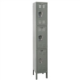 Premium Locker Triple Tier 1 Wide (Knock-Down)