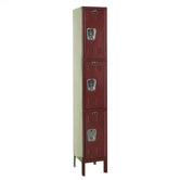 Premium Stock Lockers - Triple Tier - 1 Section (Assembled)