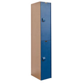 AquaMax Plastict Locker Double Tier 1 Wide (Assembled)