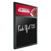 NCAA Team Chalkboard with Football Design