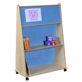 Wedge Storage Unit with Pin Board