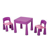Purple Table and Chair Set