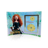 Brave (Merida) Curved Glass Print with Photo Frame