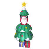 Christmas Inflatables Animated Santa and Tree