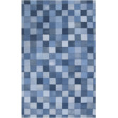 Coso Denim Pixel Patchwork Rug