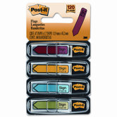 Arrow Flags, "Sign Here", 4 Colors with Dispensers, 120/pack