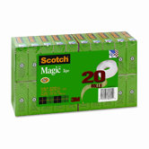 Magic Office Tape Value Pack, 3/4" x 28 Yards, 1" Core, Clear