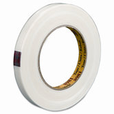 Premium Grade Filament Tape, 1" x 60 Yards, 3" Core, Clear