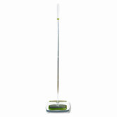 Scotch Brite Quick Floor Sweeper, Rubber Bristles, 42" Aluminum Handle, White