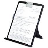 Fold-Flat Freestanding Desktop Copyholder, Plastic, 150 Sheet Capacity