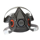 6000 Series Half Facepiece Respirators - small respirator facepiece only 21617
