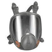 6000 Series Full Facepiece Respirators - large full face respirator