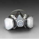Dual Cartridge Organic Vapor Respirator Assembly