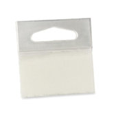 J-Hook Hang Tags, With Delta Punched Holes, 2"x2"
