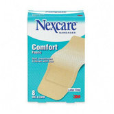 Fabric Bandages, Knee/Elbow, Latex-free, 1-7/8"x4" Strips, 8 per Pack