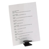 Document Wedge, Holds 20 Documents, Black