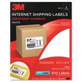 Permanent Adhesive Mailing Label/Laser Printer in White (200 Per Pack)
