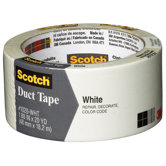 1.88" x 20 Yards Scotch White Duct Tape