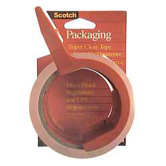 2" x 55 Yds Clear Scotch&reg; Super Packaging Tape With Reusable Dispenser 3650S-