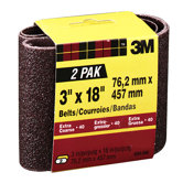 2 Pack 3" X 18" Extra Coarse Power Sanding Belts 9284NA-2