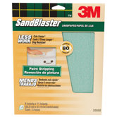 9" X 11" 80 Grit SandBlaster Paint Stripping Sandpaper Sheets 20080
