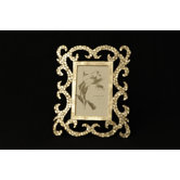 Capiz Scroll Picture Frame