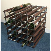 Double Depth 60 Bottle Wine Rack