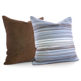 Rain Throw Pillow in Sky