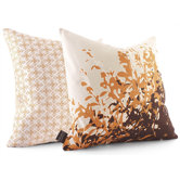 Foliage Throw Pillow in Sunshine