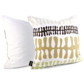 Plankton Throw Pillow in Moss