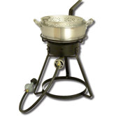 Bolt Together Outdoor Cooker with 7Quart Aluminum Deep Fryer