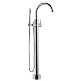 J16 Bath Series Floor Mounted Free Standing Bath Filler and Hand Shower