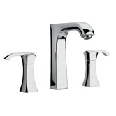 J11 Bath Series Two Lever Handle Roman Tub Faucet with Arched Spout
