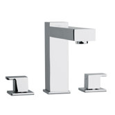 J12 Bath Series Two Lever Handle Roman Tub Faucet with Linear Matched Spout