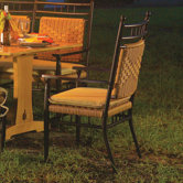 Low Country Dining Side Chair Optional Seat Pad