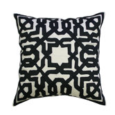 Bold Geo Silk Pillow