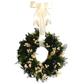 Evergreen Frost Wreath