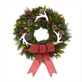 Natural Reindeer Wreath