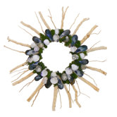 Blue Mussel Shell Wreath