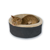 16" Heated Cat Bed in Mocha
