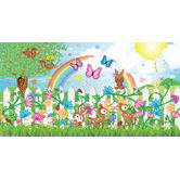 Personalized Canvas Butterfly Girl Wall Mural