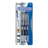 Dayton Rollerball Pen with Metal Clip (Set of 3)