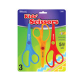 Fluorescent Safety Scissors (Set of 3)