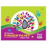 Finger Paint Paper Pad (Set of 48)