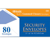 80 Ct. Security Envelopes (Set of 24)